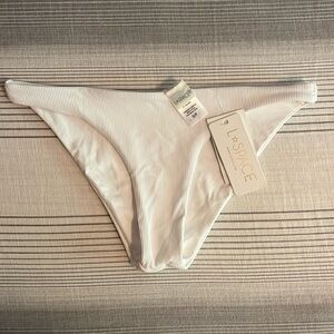 NWT white L*space bikini bottoms